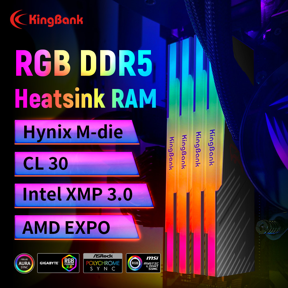 KingBank KRRB DDR5 RGB SoarBla – Ddr5 16Gb 6000Mhz Bewertung und Preis